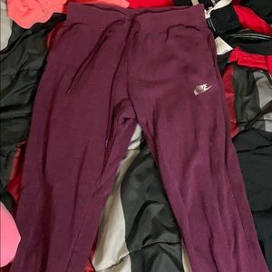 Burgundy Nike Sweatsuit